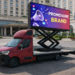Ecran LED Mobil DOOH 4x2m inchiriere evenimente publicitate out.