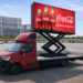 Ecran LED Mobil DOOH 4x2m inchiriere evenimente publicitate out.