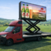 Ecran LED Mobil DOOH 4x2m inchiriere evenimente publicitate out.